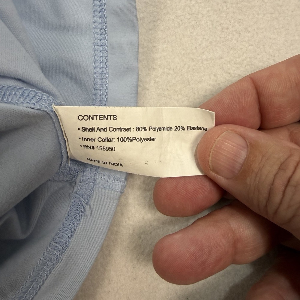 Greyson Golf Tate 1/4 Zip Pullover Solid Blue Performance Medium Long Sleeve - Picture 8 of 8